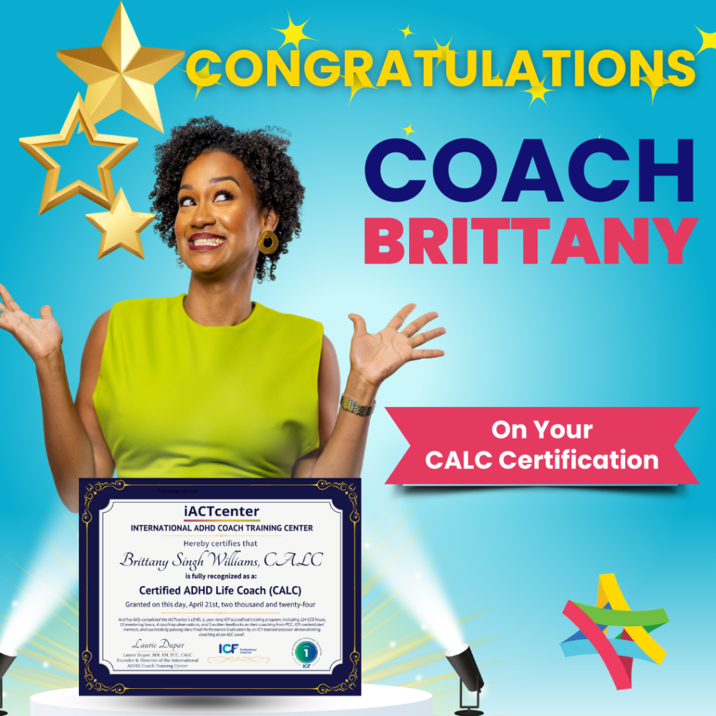 Brittany Singh Williams, certified ADHD coach